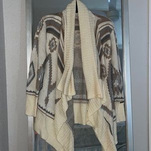 Roxy tribal sweater/ cardigan.